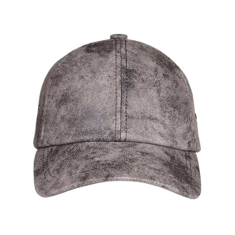 New frosted sheepskin baseball cap men's autumn and winter leather in the elderly outdoor dad cap elderly hat winter