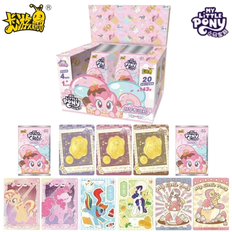 

KAYOU Genuine My Little Pony: Серия «Дружба — это волшебство», аниме-карта, коллекция периферийных устройств, игрушечная карта, подарочная оригинальная коробка