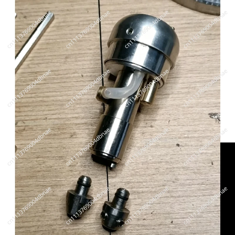 Pneumatic push knife, metal engraving Lindsay engraving, engraved gold handle, standard head changeable hand control model