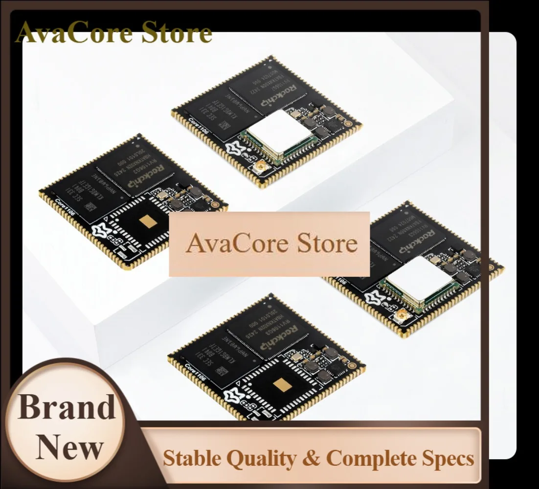 AvaCoreCore1106 High-performance Embedded Ai Core Board With Rockchip Rv1106, 1 Tops Npu, 5mp Isp, Wi-fi 6 & Bt 5.2