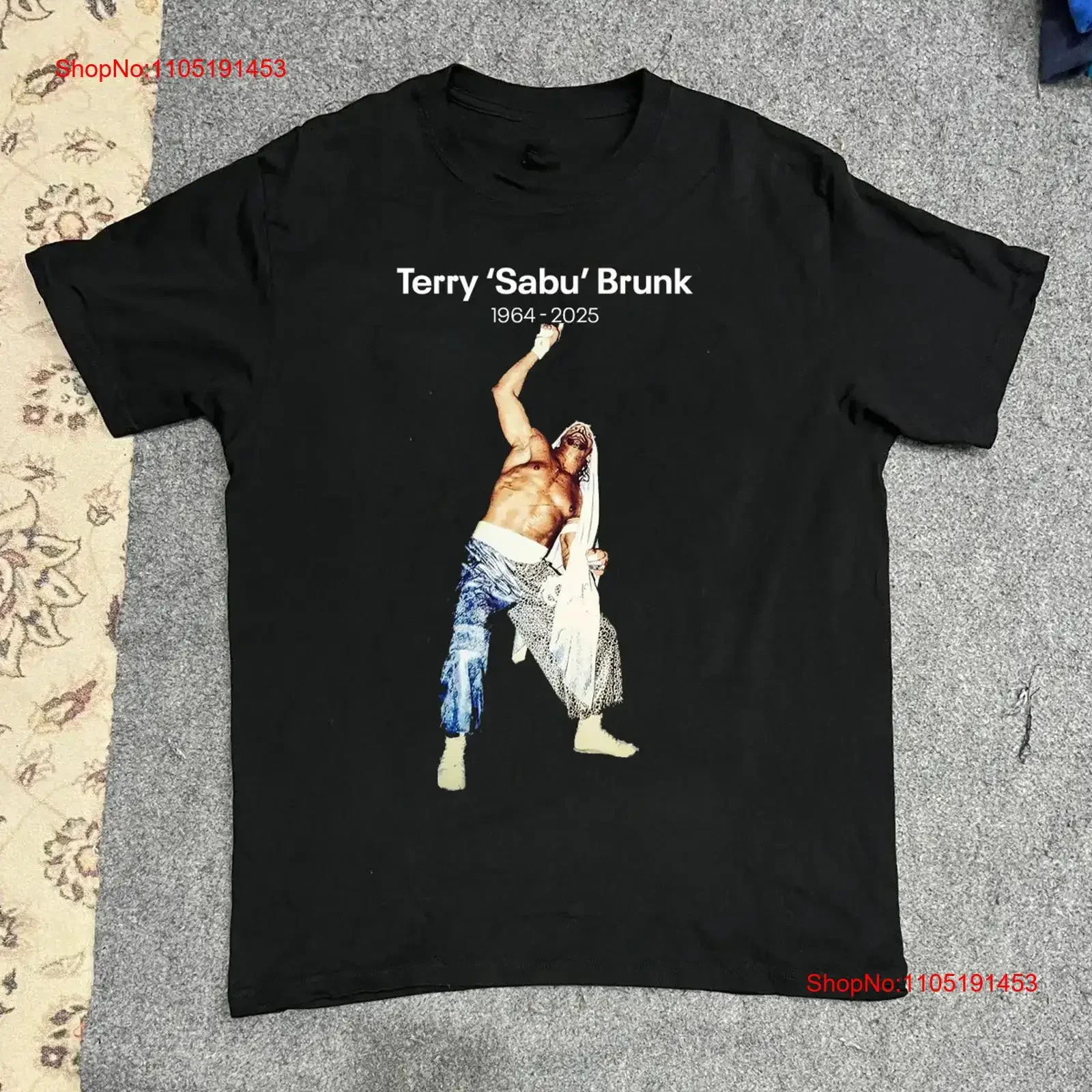 

Legend Sabu 1964 2025 Black All Size T Shirt HH203 vintage Washed Casual Versatile Stylish graphic Stretched Comfortable