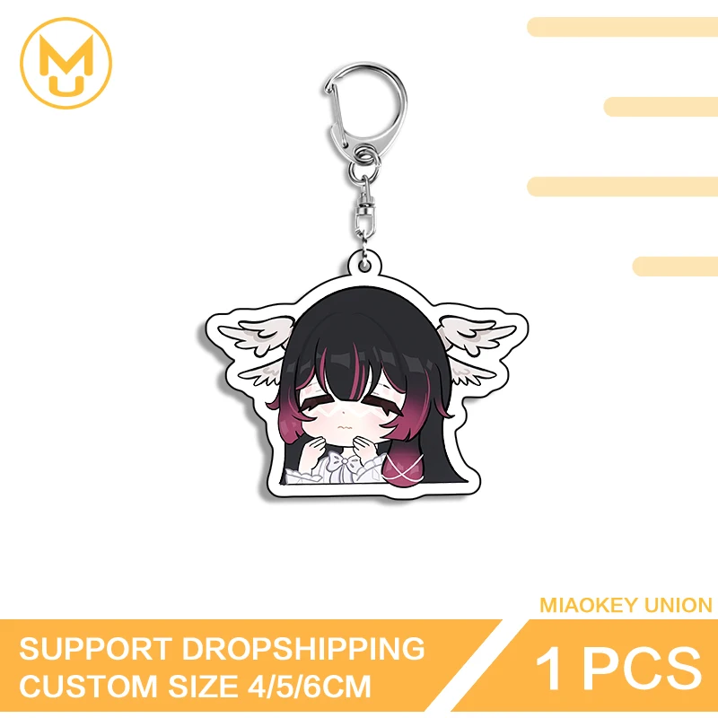 Porte-clés Genshin Impact Columbina, accessoires en acrylique, dessin animé Kawaii, amusant, polyvalent, porte-clés enchanteur, cadeau pour les amis