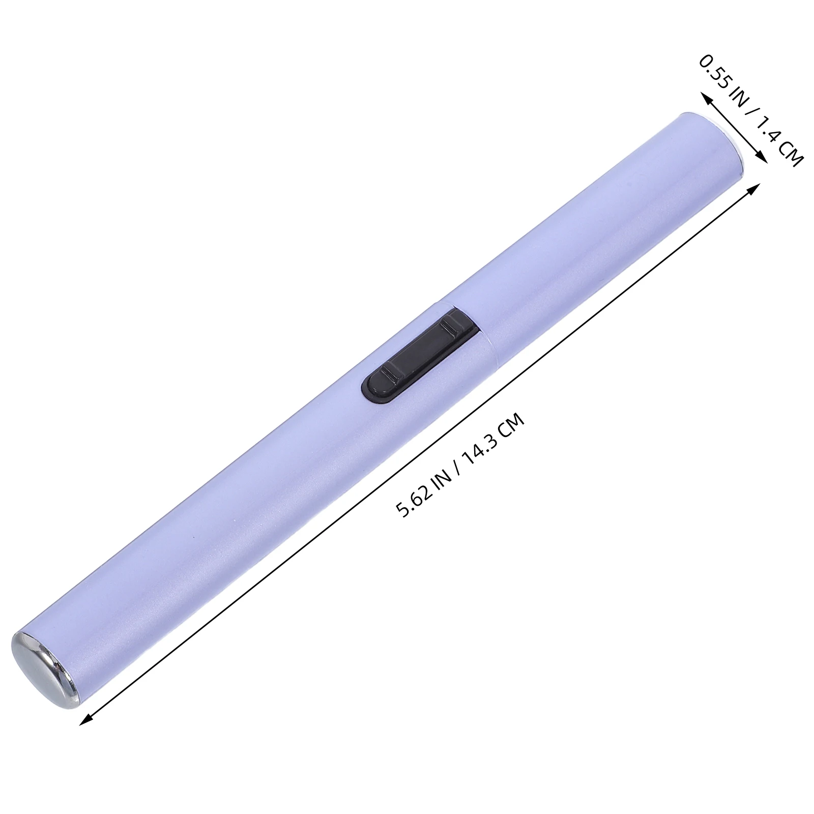 1 pz penna piegaciglia riscaldata elettrica portatile strumento per arricciare ciglia a lunga durata non per trucco piegaciglia