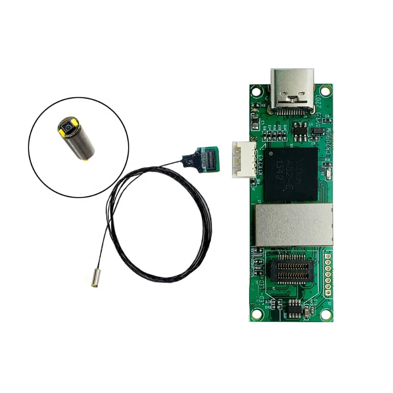 

OCHFA10 2.2mm diameter 518 Kpixel sensor medical endoscope module single led with USB backend board with two led