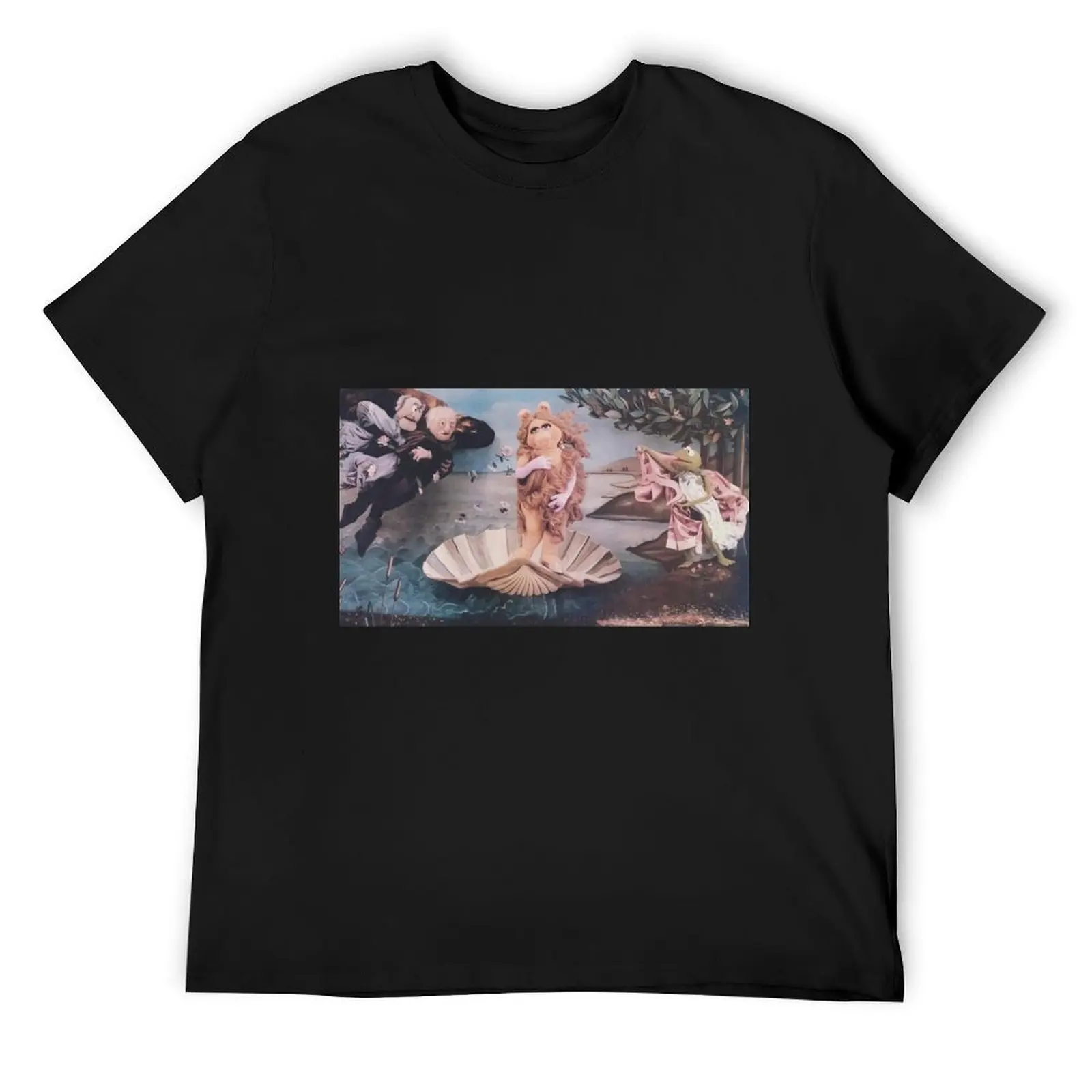 MISS PIGGY BIRTH OF VENUS T-Shirt graphic t shirts sublime customs design your own man t shirt men graphic t shirts