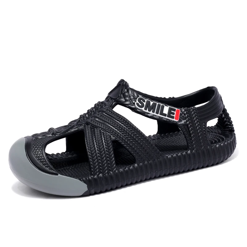 

Мужские модные сабо с бантом-бабочкой, летние, весенние, осенние пляжные сандалии, садовые туфли с перфорацией для студентов и девушек