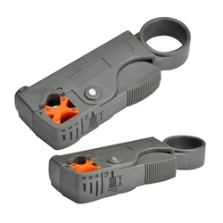 Multifunctional coaxial cable stripper rotary stripping network cable video cable stripper cutter electrician tool