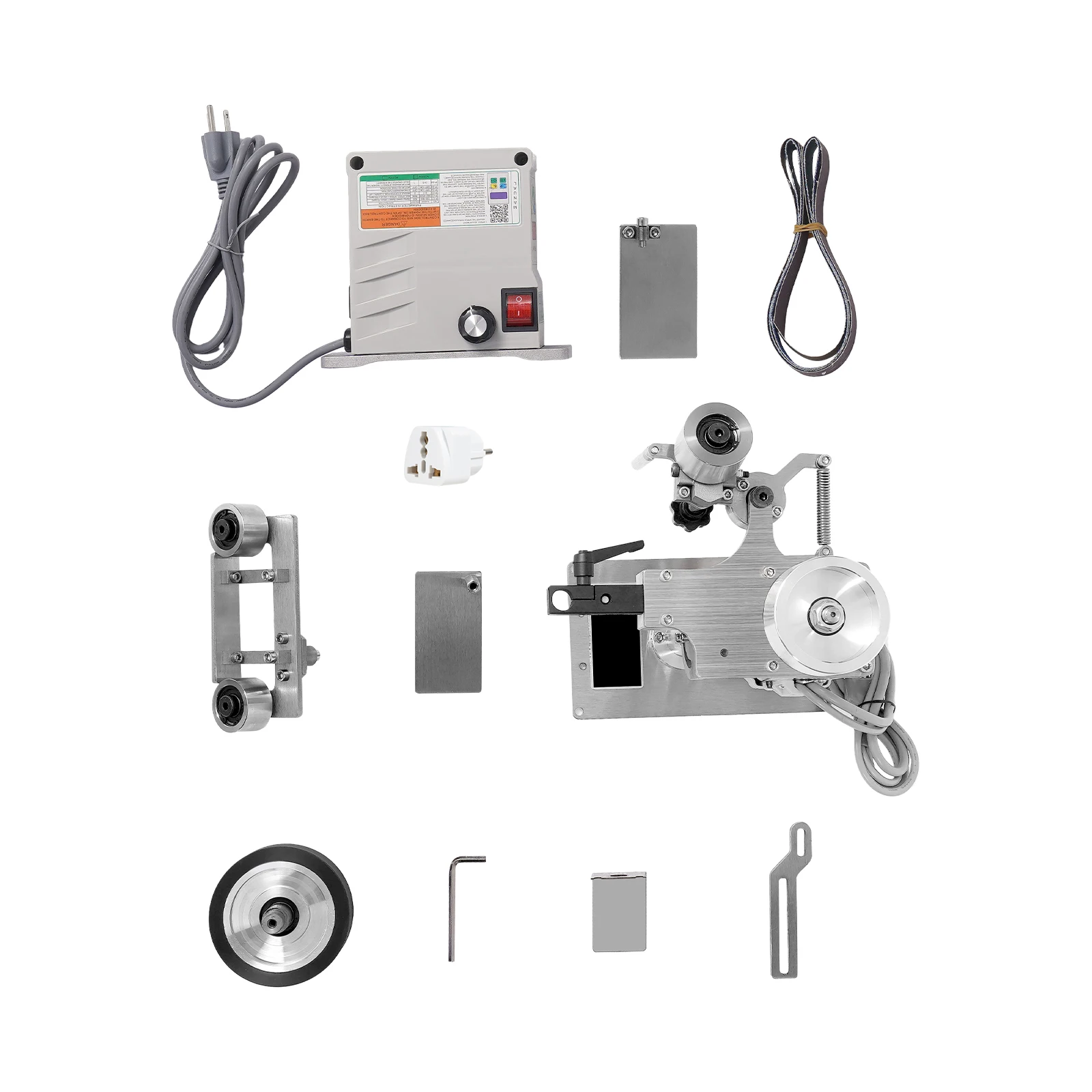 Elektrischer Mini-Bandschleifer, Poliermaschine, 550 W DC, bürstenloser Motor, 30 m/s, für Metallverarbeitung, Schmuckherstellung – Detail 18