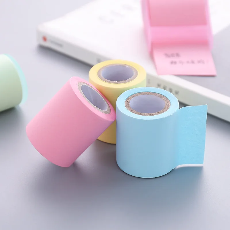 8M Creative Cute Xpress Memo Pad Sticky Notes with Tape Holder Tearable Student Message Note Paper Stickers Kids Stationery