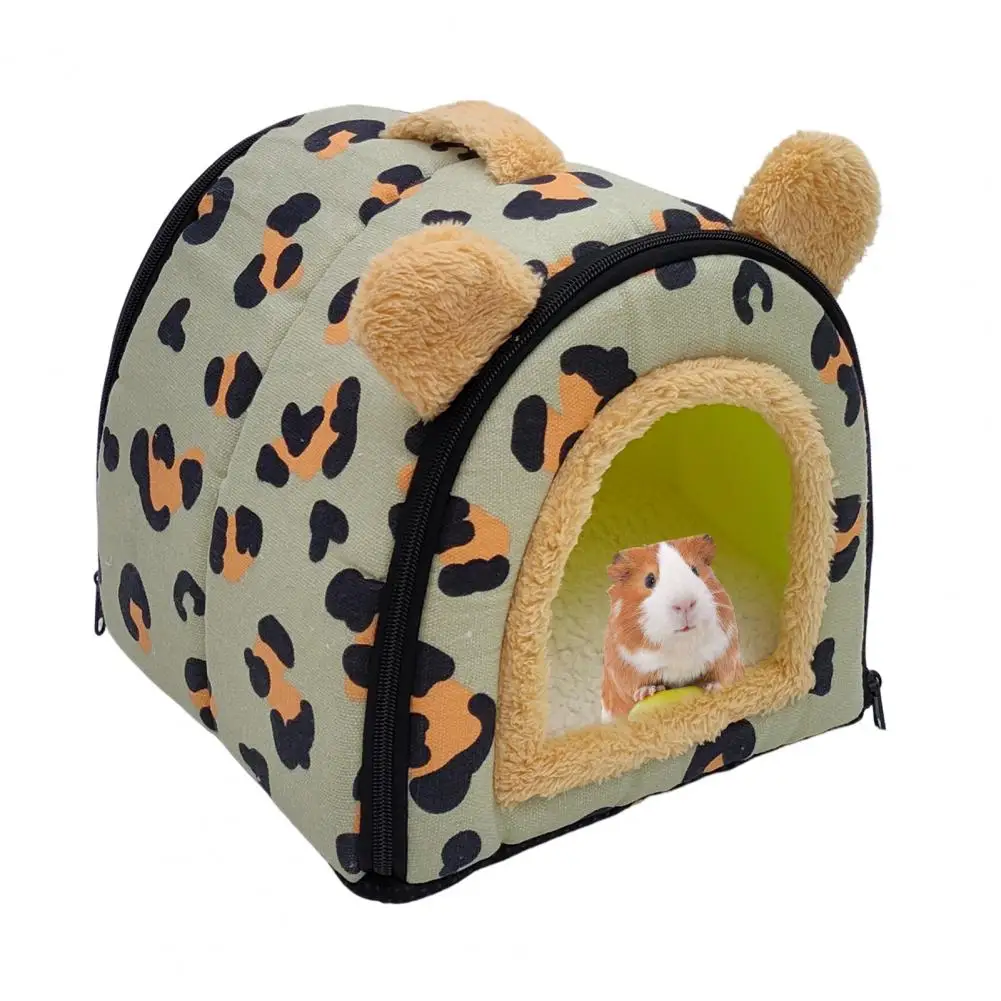 

Fully Enclosed Rat Bed Pet Space Cozy Winter Nest Bed for Small Full-enclosed Cave House for Guinea Pigs for Comfortable