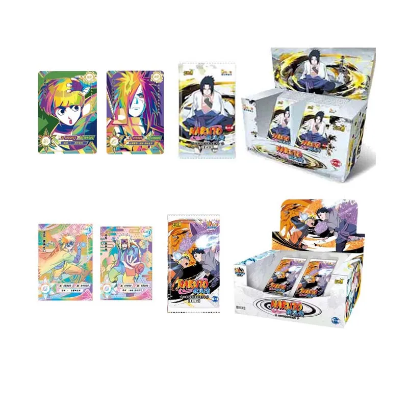 Wholesales Naruto Collection Cards 1box T4 W2 Tier4，Wave2 1box T3 W4 Tier3，Wave4 Playing Cards Children's Toys