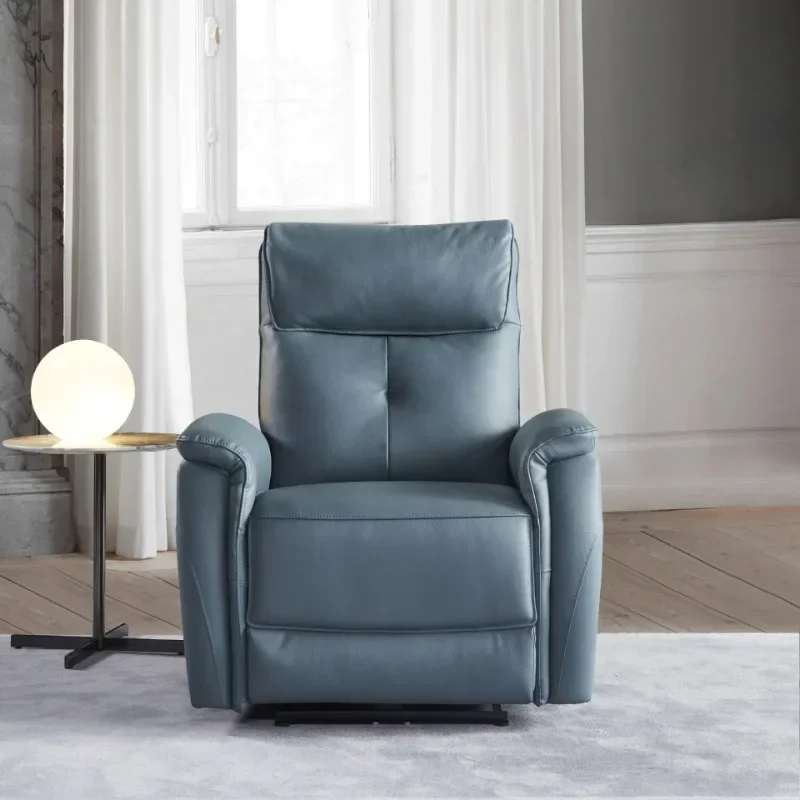 Premium Simple modern electric single chair leather first-class space sofa cabin reclining and rocking
