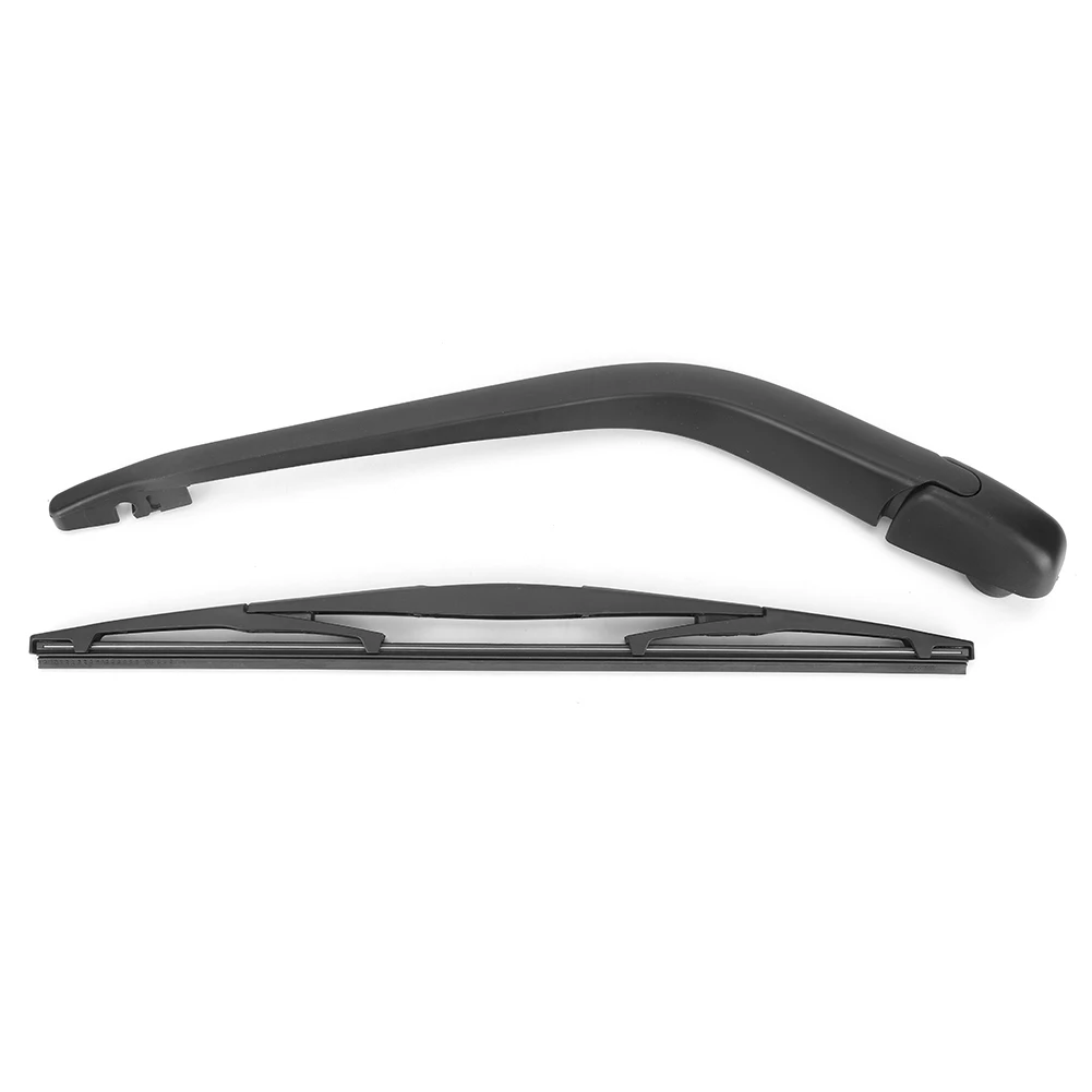 Black Rear Windshield Windscreen Wiper Arm & Blade Set Fit for Honda JAZZ/FIT 2002-2008 Rear Wiper Arm Rear Wiper Arm Blade