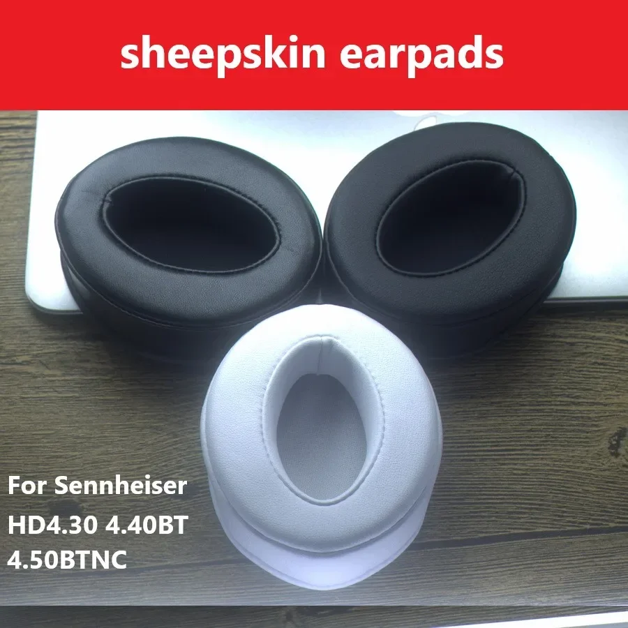 

Soft Comfortable Sheepskin Earpads Cushion for Sennheiser HD4.30 4.40BT 4.50BTNC High Quality Protein Sponge Ear Pads for HD4.3