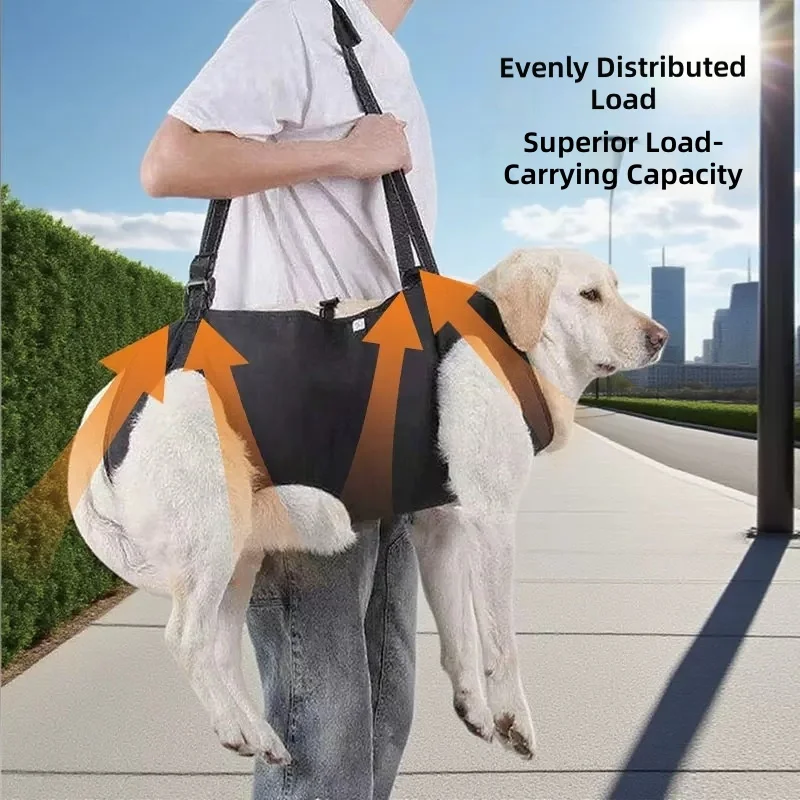 Adjustable Dog Rehabilitation Harness for Large Dogs Hind Limb Support Assist Vest for Disabled Aged Pets Walking Lifting Lead