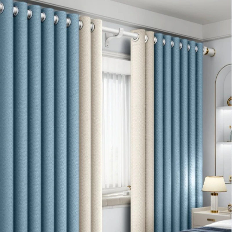 2026 Fashionable Curtain Thickened Blackout Soft Comfortable Curtains Washable Beautiful Curtains for Bedroom Living Room Home