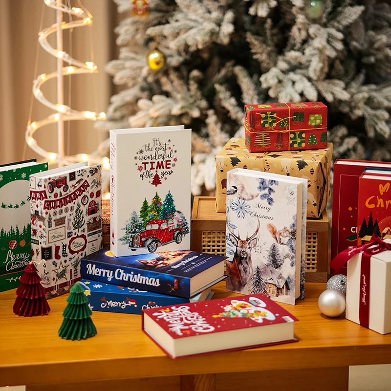 Christmas Series Fake Books Decoration Living Room Aesthetics Prop Books Decorations Interior Coffee Table Ornaments Additional