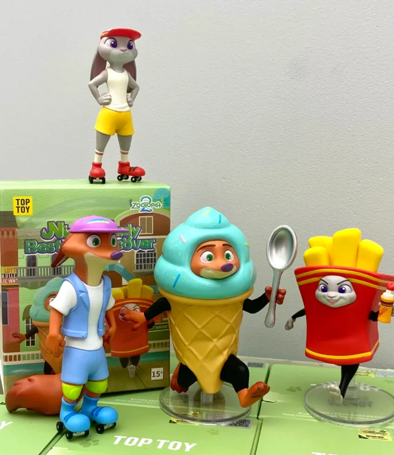 Disney Zootopia Judy e Nick: Migliori personaggi da collezione in blind box, ciondoli per zaino alla moda, oggetti da collezione, regali a sorpresa