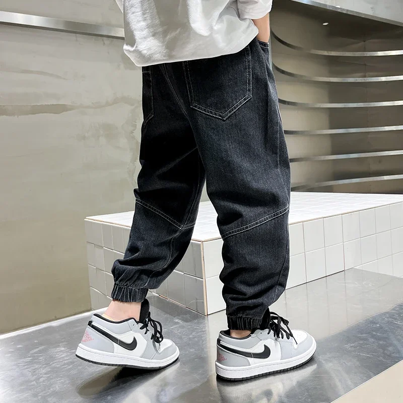 Jeans da ragazzo grande, abbigliamento per bambini, pantaloni lunghi casual e alla moda, pantaloni per bambini fantastici, pantaloni da ragazzo,