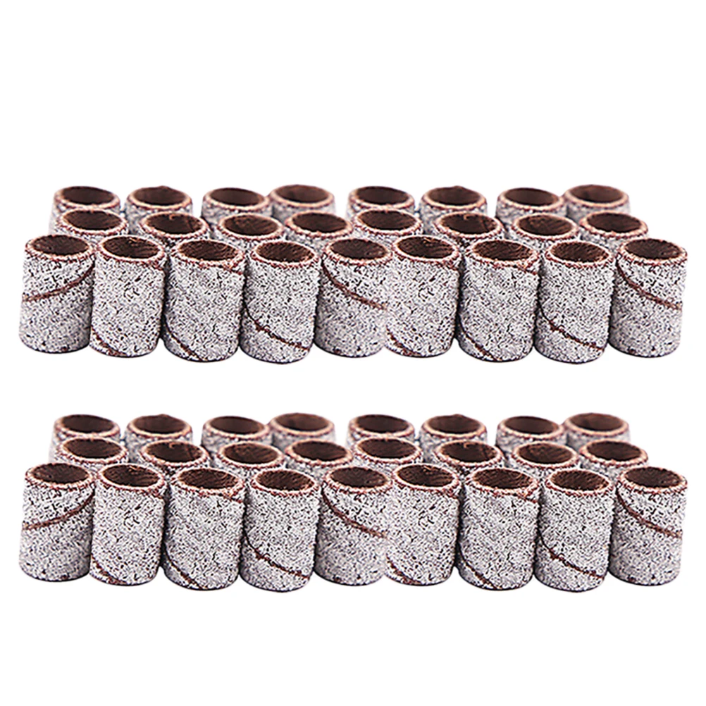 100 قطعة الرملي الدائري طحن الملمع للكهرباء مسمار الحفر مانيكير باديكير لتقوم بها بنفسك هلام مزيل طلاء الأظافر مسمار الملحقات