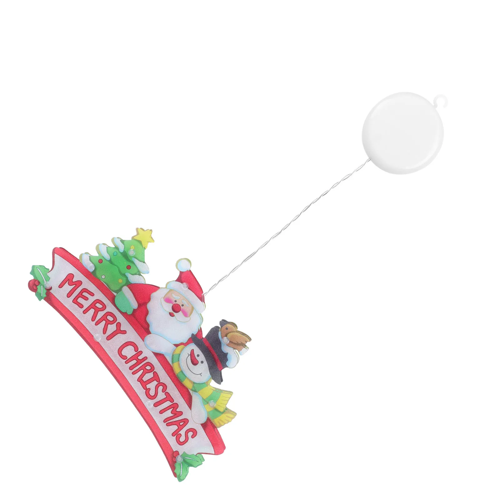 1 pièces lumière de noël ventouse lampe LED noël suspendus fenêtre décor fête vitrine pendentif atmosphère aménagement éclairage