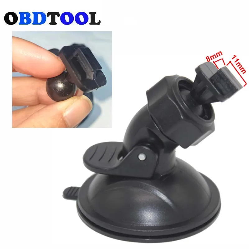 14.8MM Ball Suction Cup Holder with T Type Head for xiaomi/SJCAM A10 Navigation Electronic Dog Driving Recorder Sucker Bracket