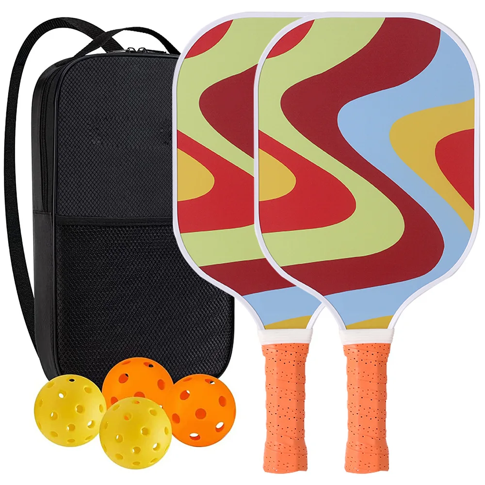 

Pickleball Paddles Set Fiberglass Honeycomb Core Usapa Approved Professional Outdoor Sports Training Pickleball Gift
