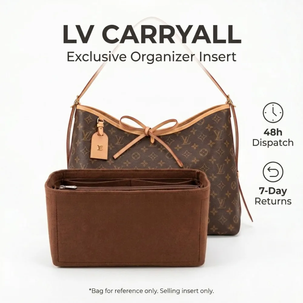 Handbag Inner Bag Felt Polyester Liner Anti Collapse Shaping Insert Bag Partition Storage Organizer For Carryall Shoulder Bag