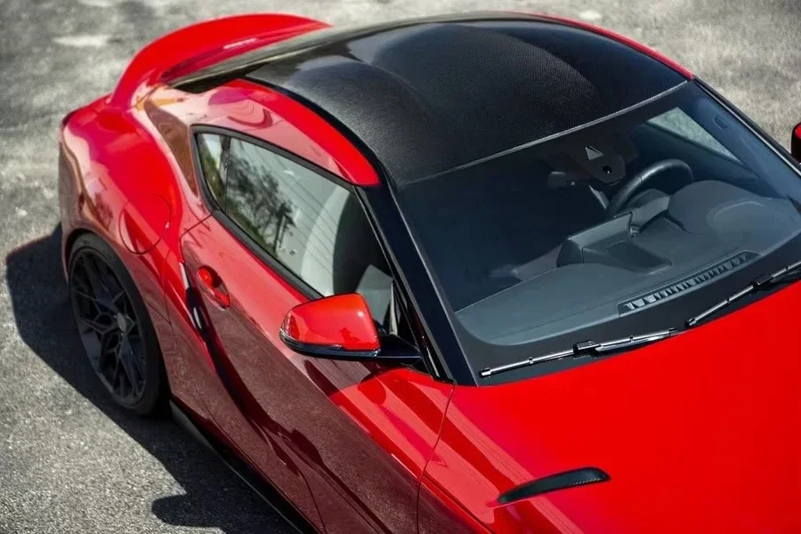 High Quality Dry Carbon Roof Cover for New Supra A90 Carbon Fiber Roof 4