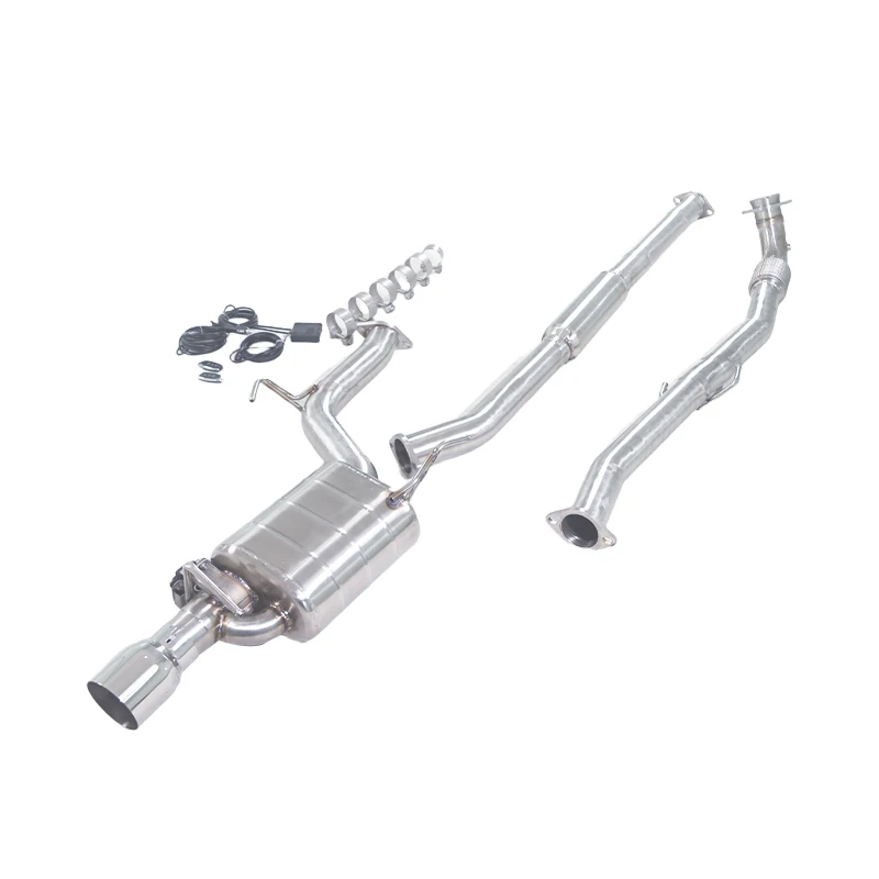 

Высокопроизводительная выхлопная система с клапанной регулировкой для Mitsubishi Lancer EVO 2.0T 2020-2025: глушитель, выхлопная труба, Catback