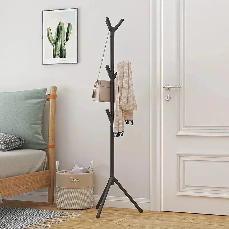 Floor Standing Clothes Rack Tree Branch Shape Multi Hook Mobile and Convenient Coat Rack for Home Living Room Clothing Storage