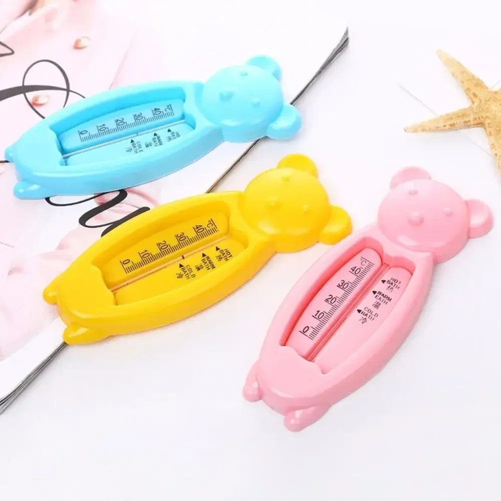 Random Color 1 Pcs Cartoon Floating Lovely Bear Baby Water Thermometer Kids Bath Thermometer Toy Plastic Tub Bathroom Small Tool