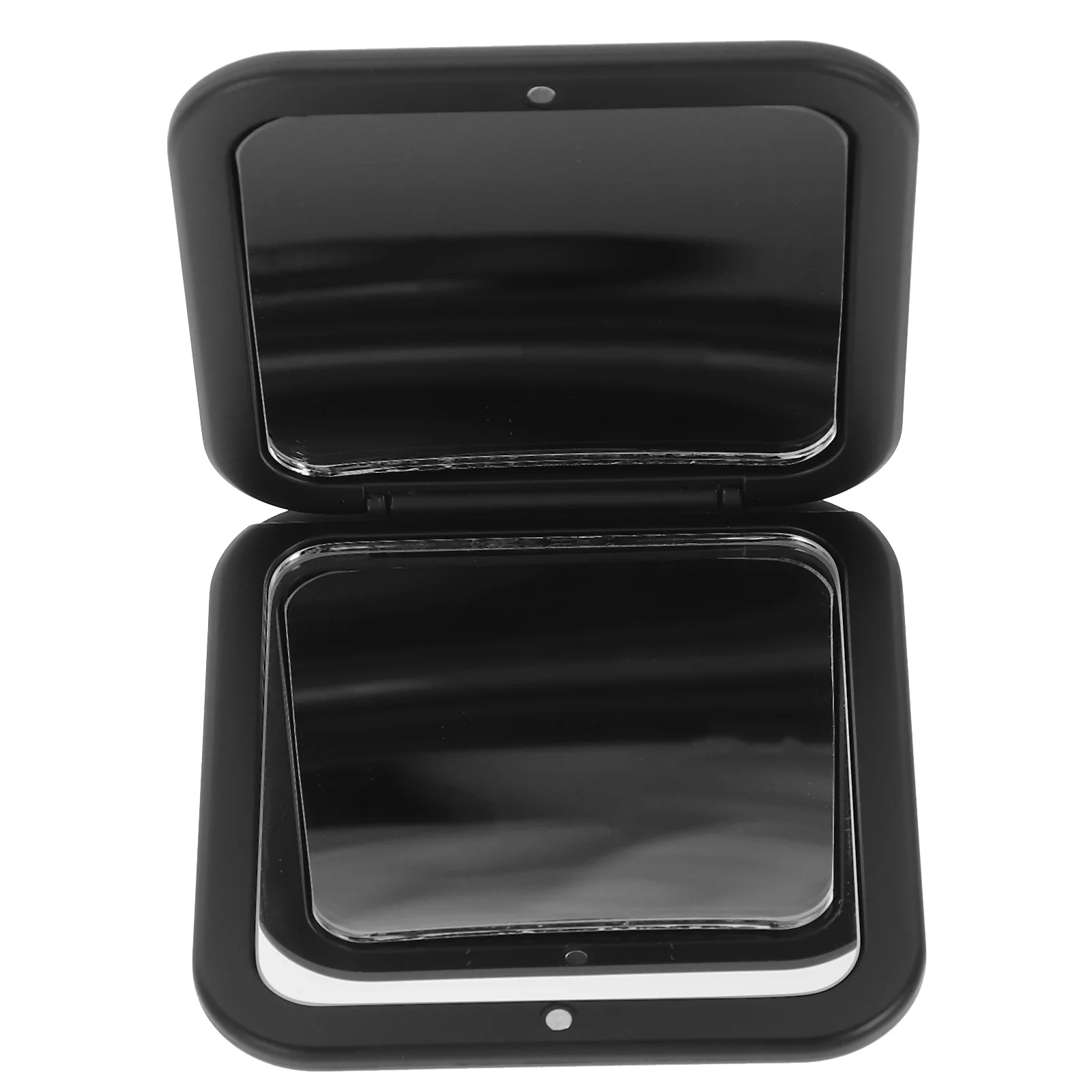 Kompakter Spiegel, zusammenklappbar, Mini-Vergrößerungs-Make-up-Spiegel, tragbar, klein, leicht, für Reisen, unverzichtbares Schönheitswerkzeug für den Innen- und Außenbereich