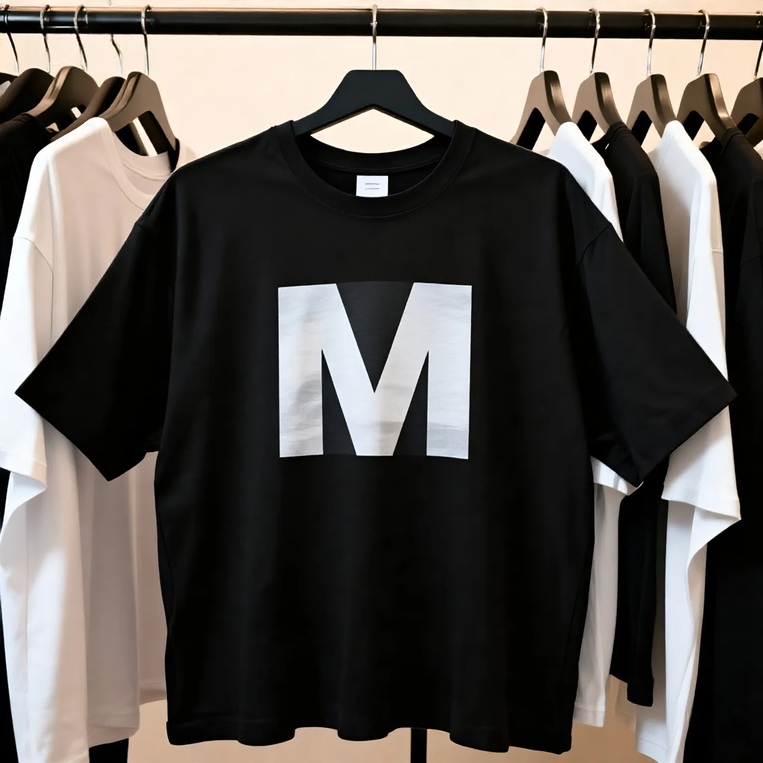 

Summer Short-sleeved T-shirt Men's Trendy Brand Loose American Printing Half-sleeved Design Sense Clothes Ins Trendy T-shirt