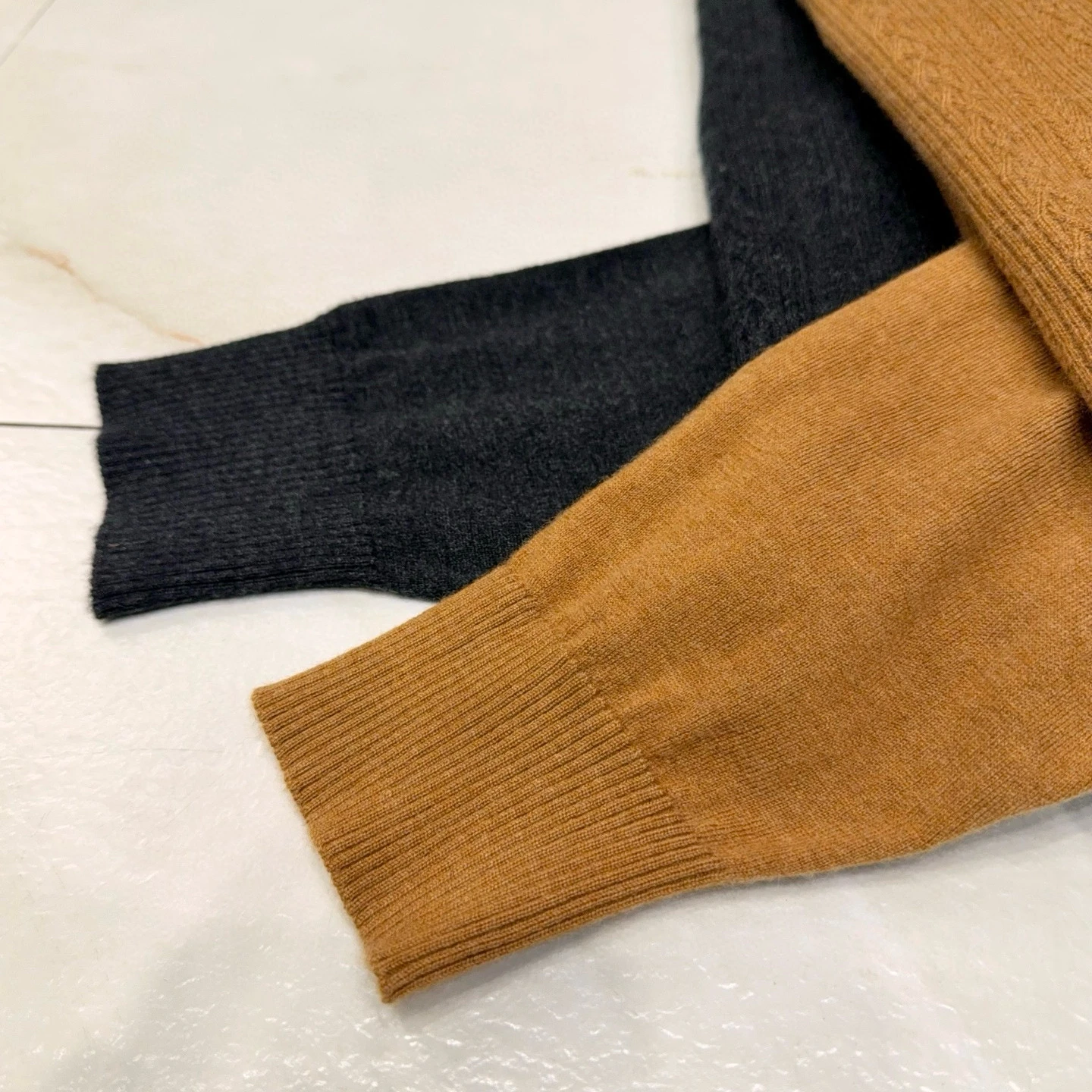 Faionable High-End Men's Knitwear 70% Wool 5% Silk Busin Casual All-Match Autumn Winter New Sle Breathable Long Sve