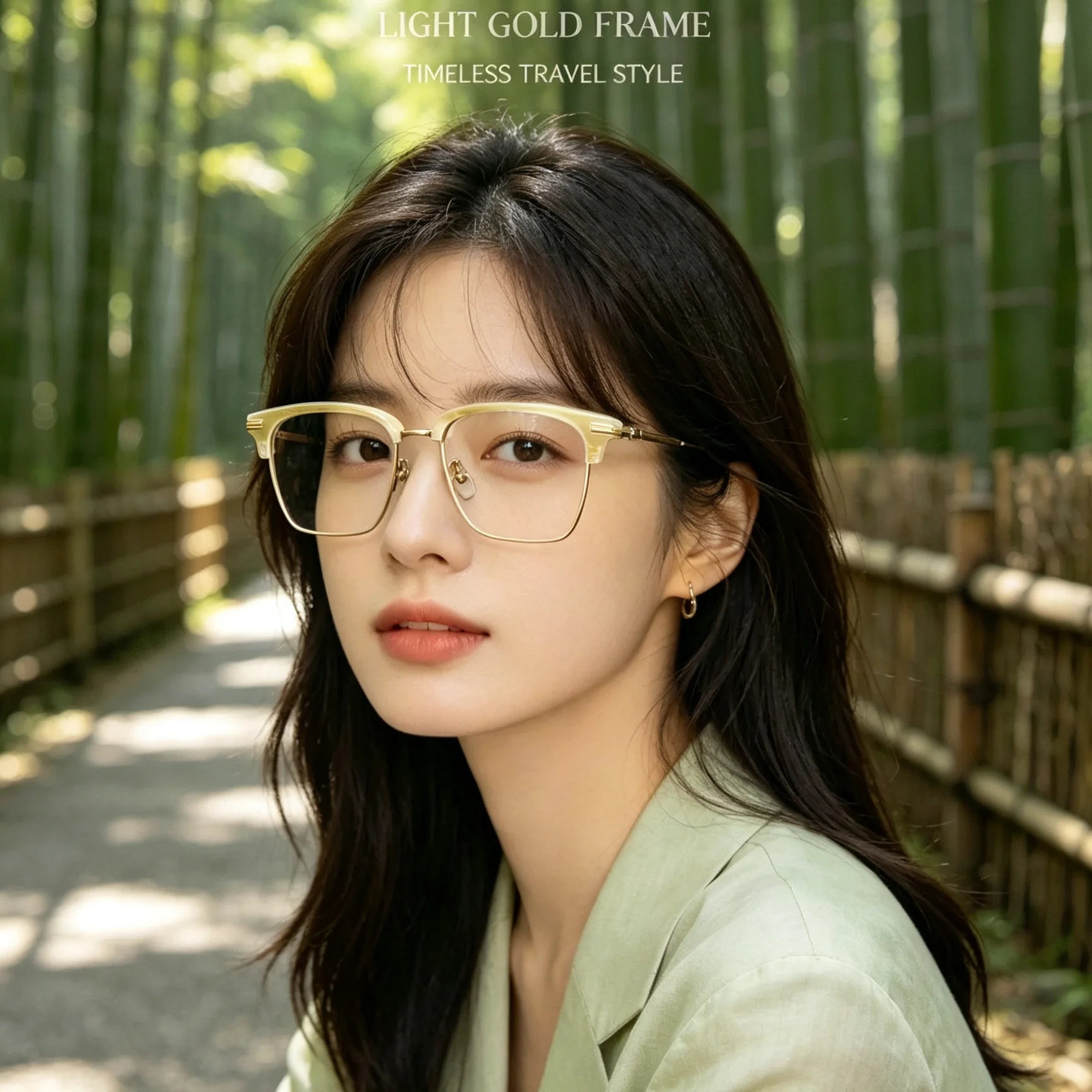 World Fashion Trend Classic Personality Square Titanium Frame Women's Eyeglass Casual Retro Simple Low-key Luxury Men's Glasses
