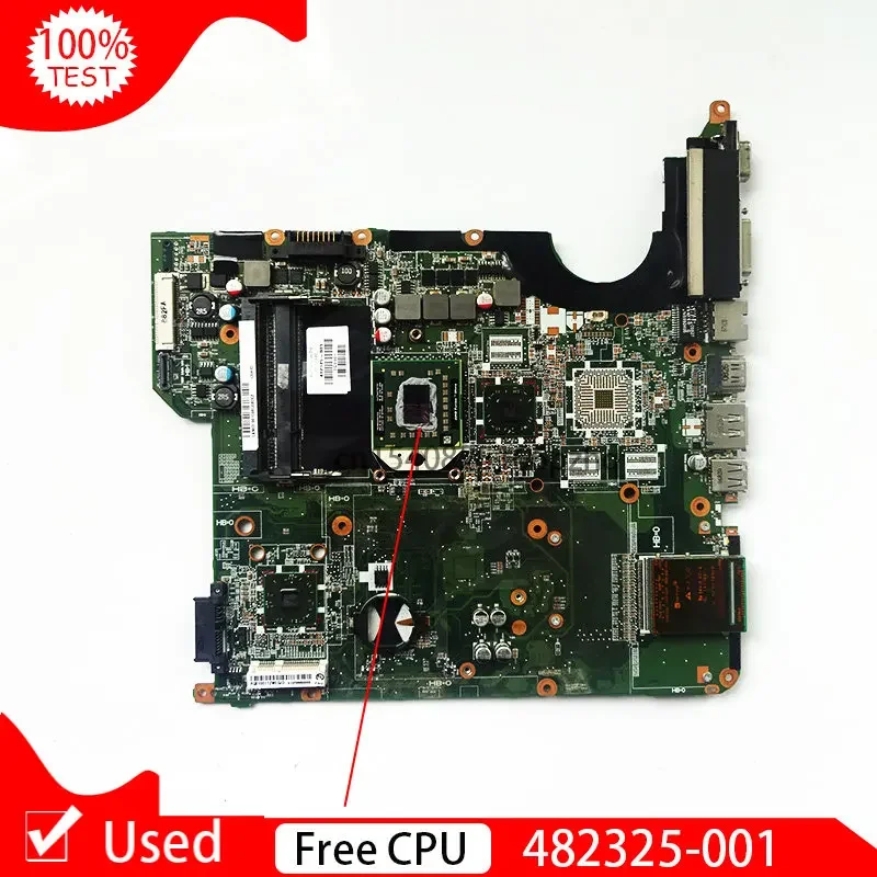 

Used For HP Pavilion DV5 DV5-1000 DV5-1100 DV5Z-1100 Series 482325-001 DA0QT8MB6G0 Laptop Motherboard