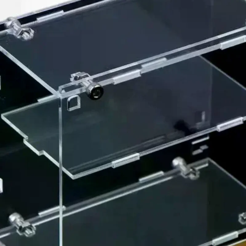 

1/64 Model Cars Acrylic Display Case Fit For Mini Size MiniGT Tomica Assembled Dust Proof Box Cabinet Toy Vehicles