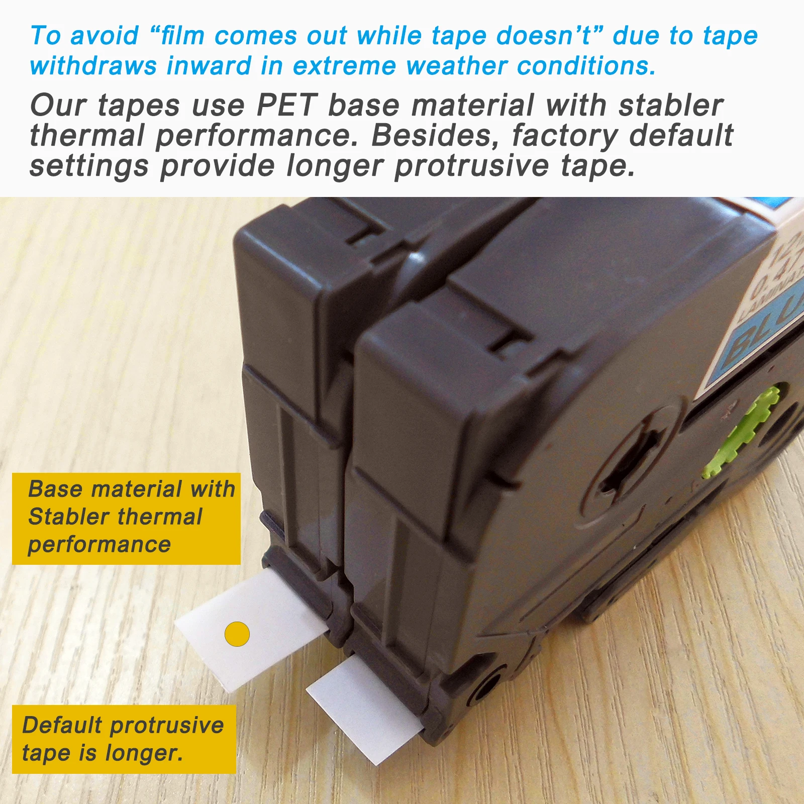 Label Tape Compatibel Voor Label Maker Gelamineerde Tape 9Mm 12Mm Zwart Op Wit Voor Labeler 231 241 251 631 641