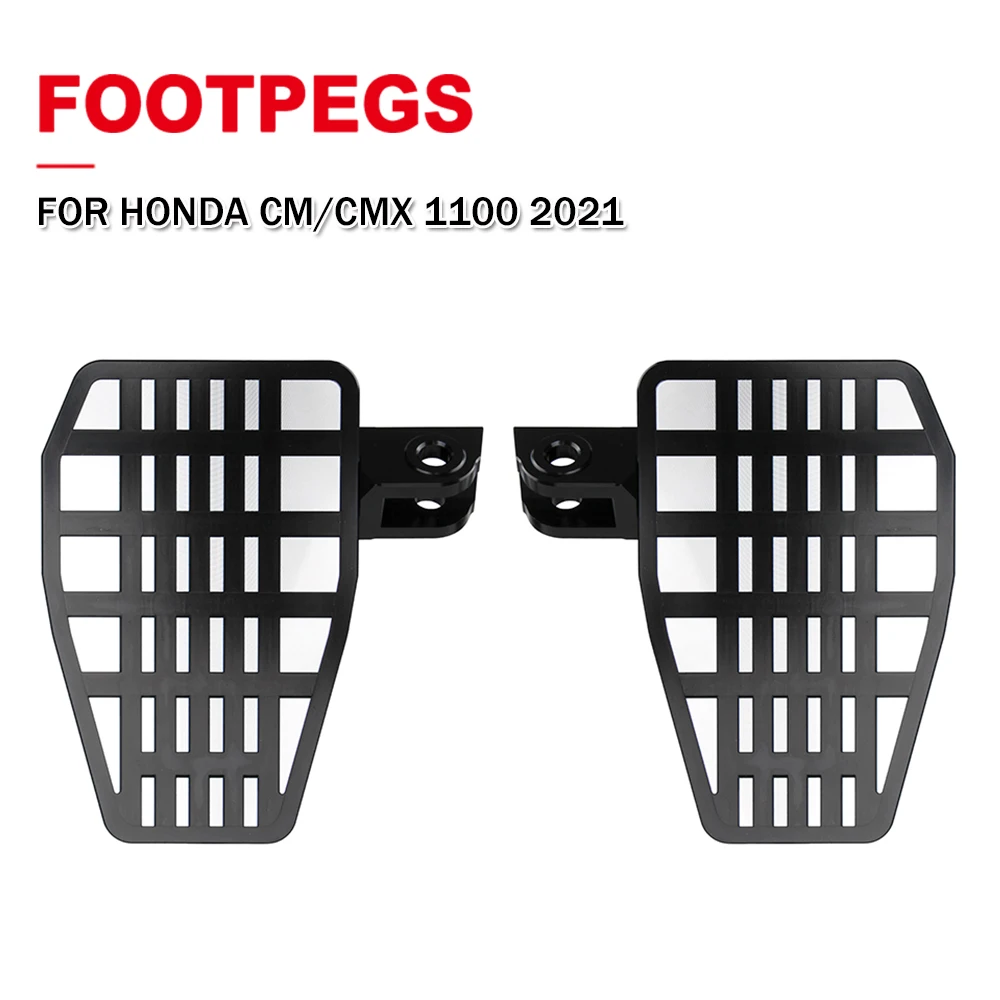 Motorcycle Footrest Aluminum Foot Pegs Pedals Enlarge Footpeg Accessories For Honda CM1100 CMX1100 CM CMX 1100 2021-2023 2024