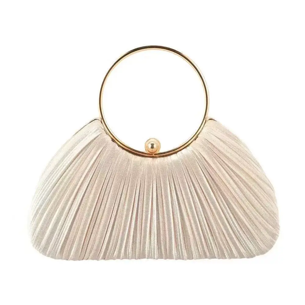 

Small Wedding Chic Wedding Plicated Handbags Evening Bag Clutch Purse With Ring Handle