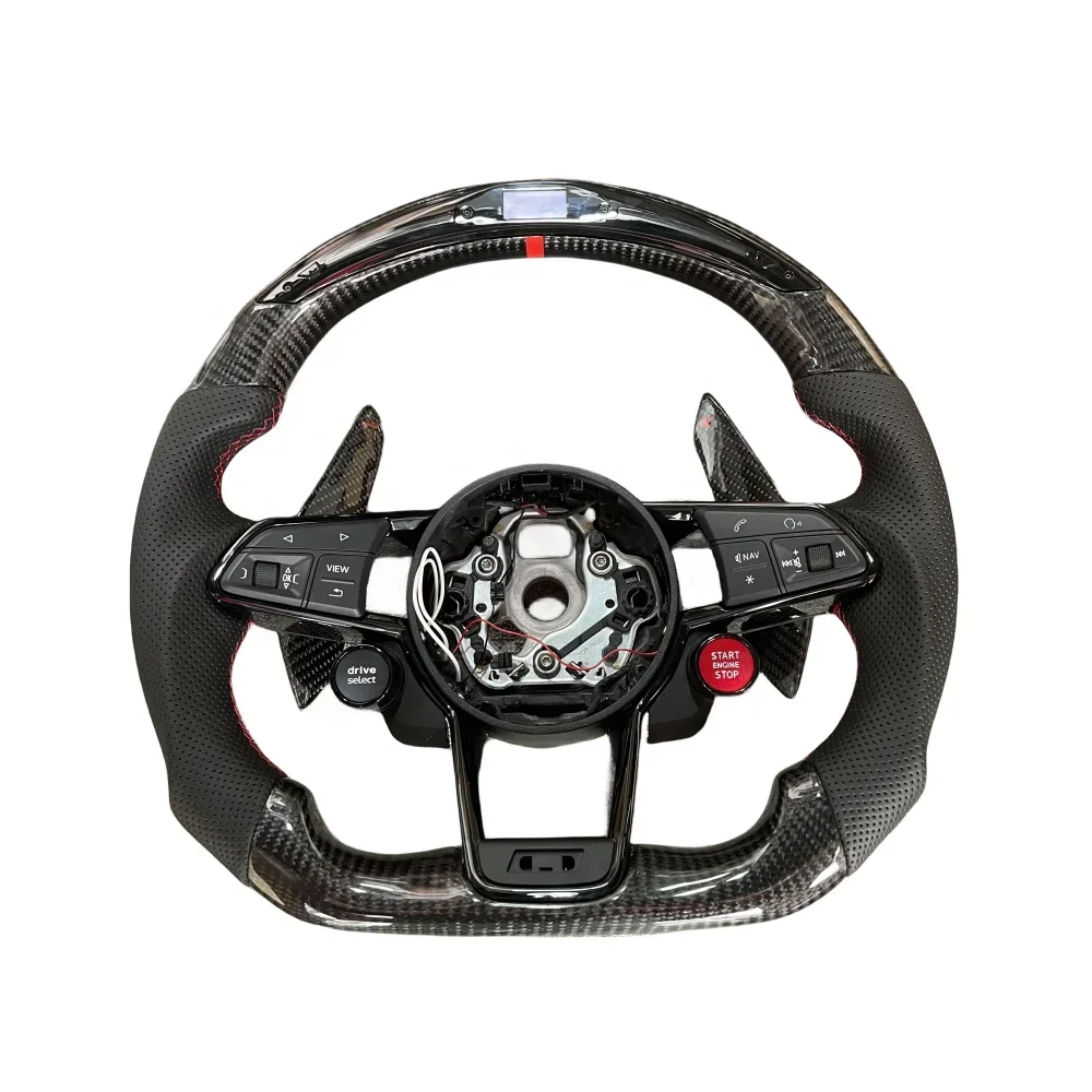 

A New Volante Lenkrad For Audi Q8 A4 Rsq8 Rs Q8 B8 B9 Avant Q5 2020 Tt R8 multifunction carbon fiber steering wheel