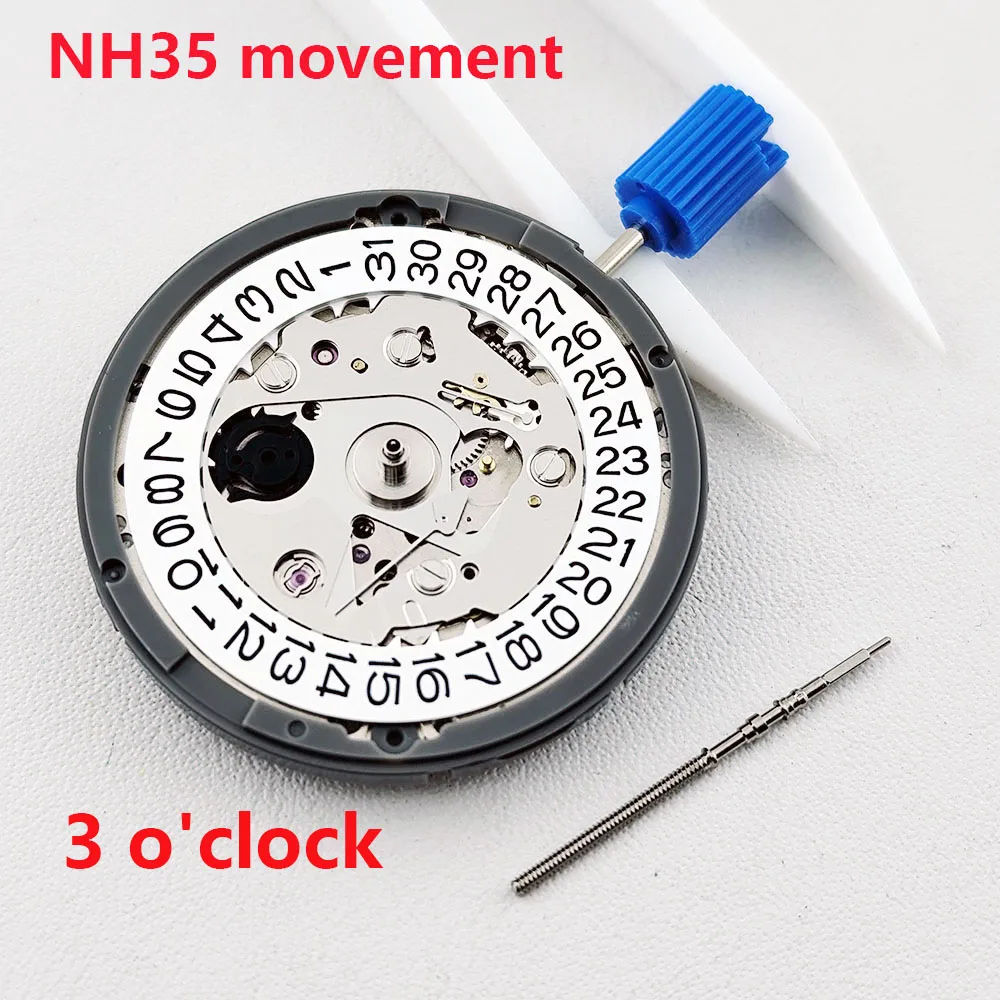 

N H 3 5 movement automatic mechanical movement with 3 o'clock date window men's watch movement watch accessories