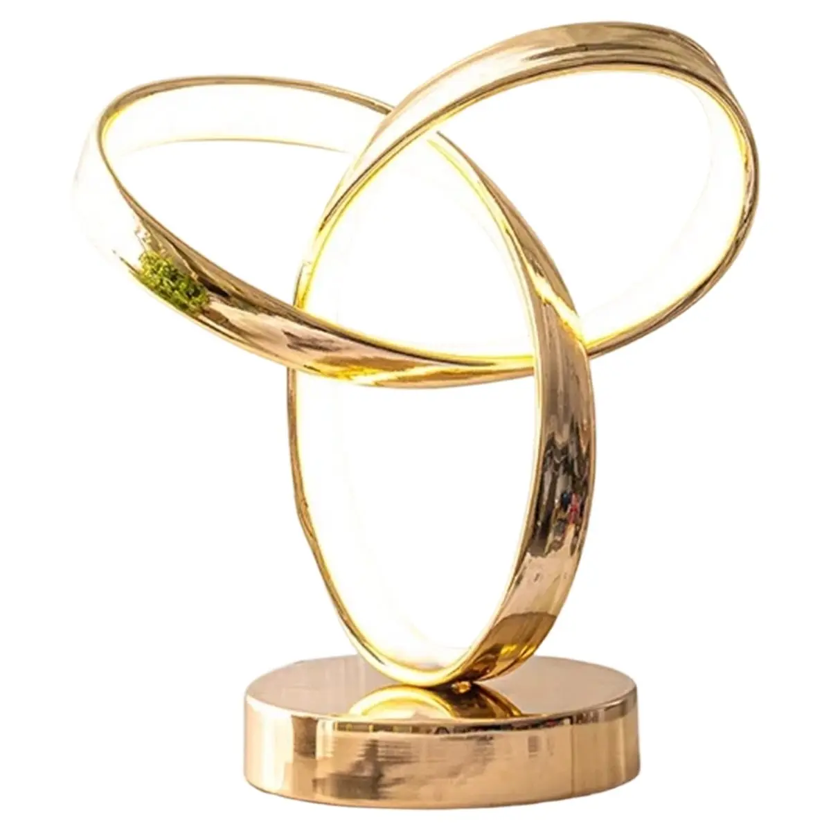 AA19 USB Modern Art Desk Lamp Tri Color Lighting Suitable for Bedroom, Living Room, , Bedside and Other Scenes