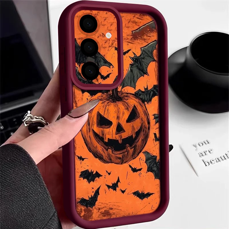 Autumn Pattern TPU Phone Case For Samsung Galaxy S26 S25 S24 S23 Ultra S24 S25 S26 FE Shockproof Soft Silicone Back Cover funda