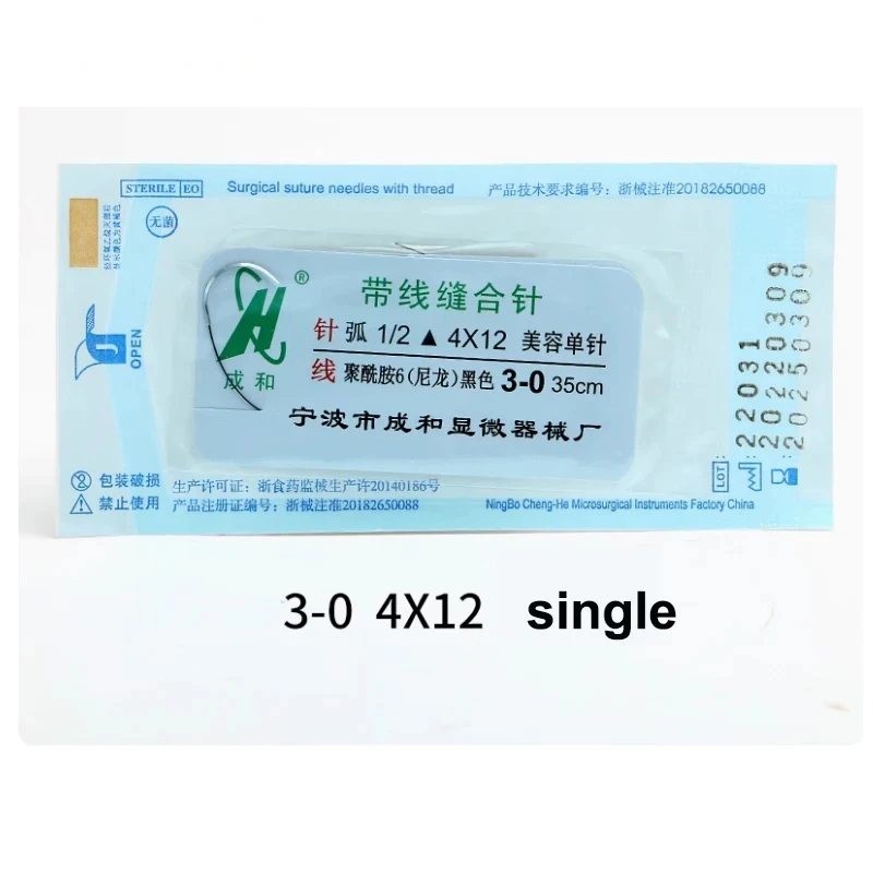 เข็มเย็บคิ้วและเปลือกตาสามเหลี่ยม 10 ชิ้น, เข็มมุมนาโนไม่แผลเป็น, เครื่องมือสําหรับการผ่าตัดรากฟันเทียมเปลือกตา