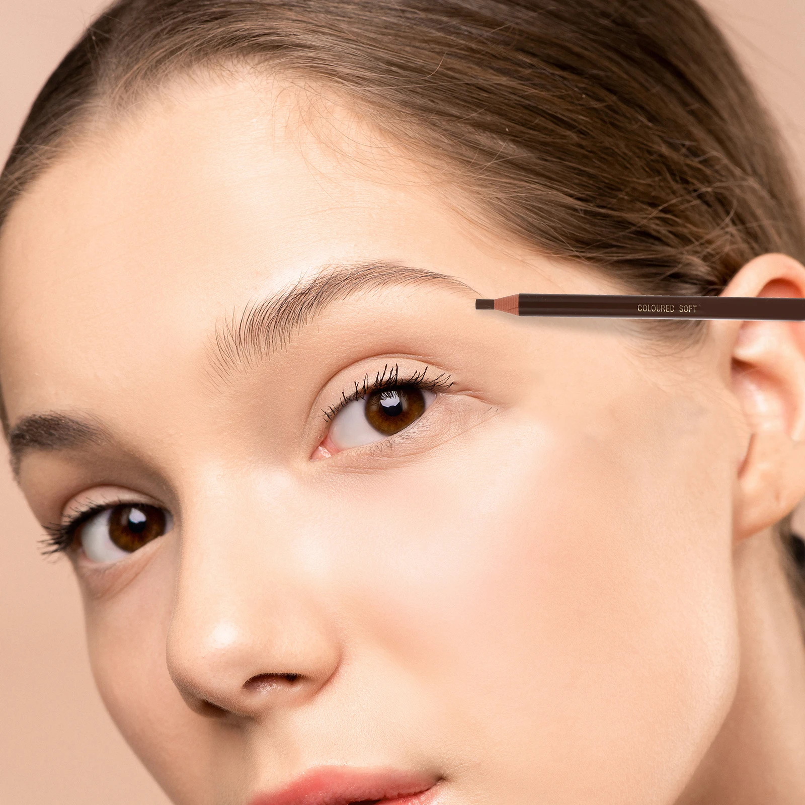 مجموعة أقلام الحواجب من الفولاذ المقاوم للصدأ، أقلام رسم مقاومة للماء، أداة تجميل كحل، قلم تحديد ظلال العيون، هدية عيد ميلاد #6