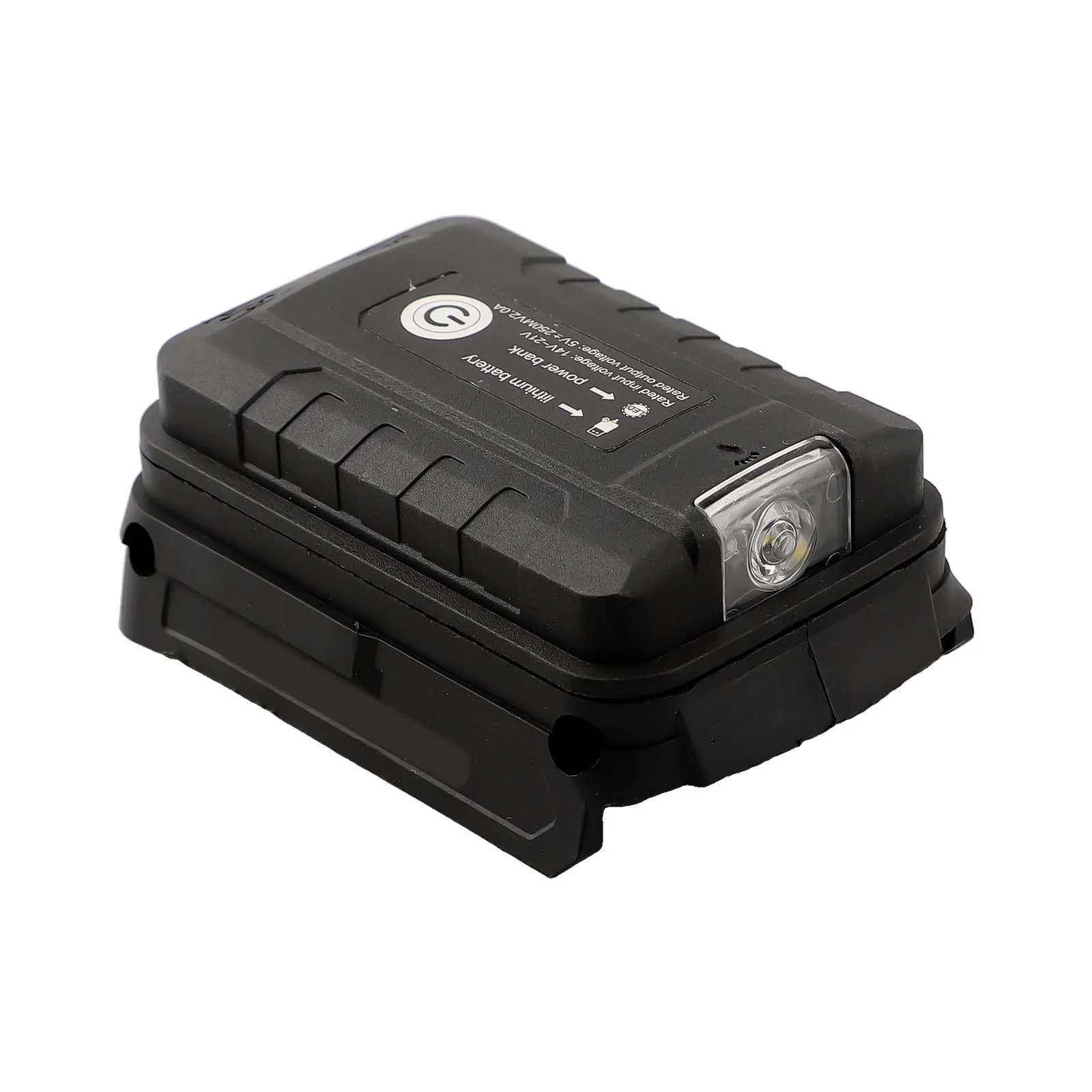 محول البطارية 2 X USB 5Vdc 2A محول البطارية وظيفة المصباح توافق جهاز متعدد لشحن الهاتف المحمول