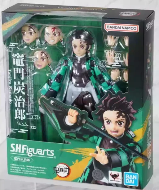 Bandai S.H.Figuarts SHF Demon Slayer Kimetsu No Yaiba Kamado Tanjiro Anime figura de acción modelo de juguete