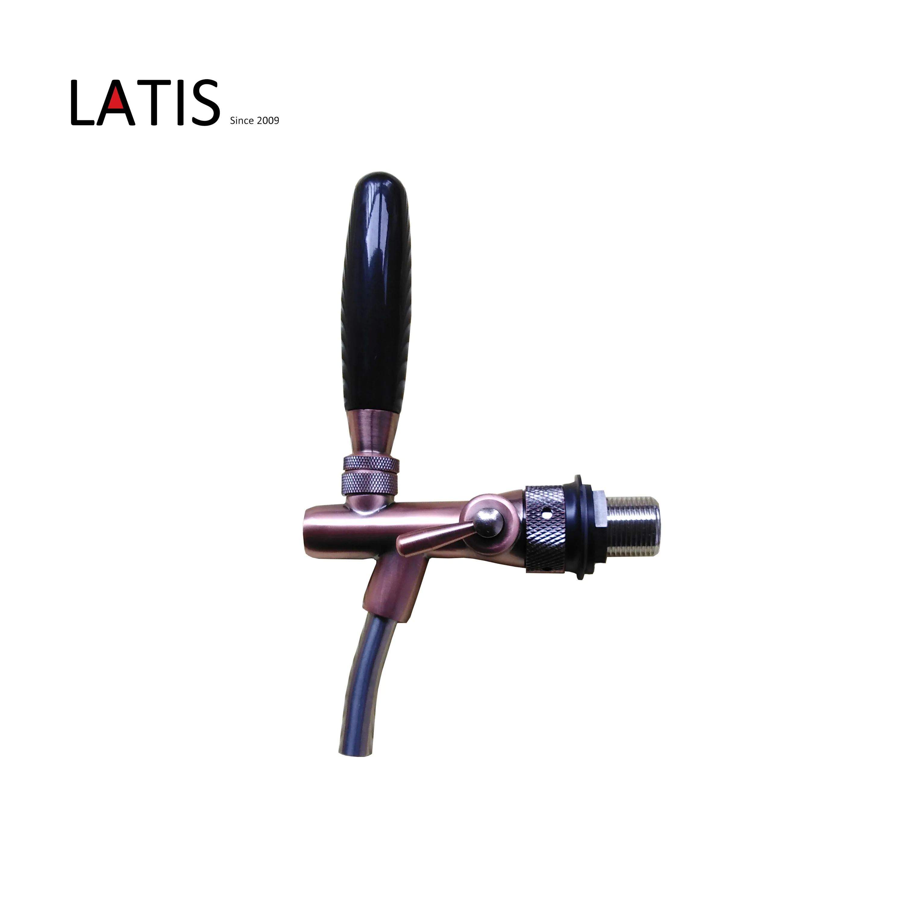 Factory Price Adjustable Draft Beer Keg Tap, Chrome Plated Beer Keg Faucet With 4 Inch  Shank for Homebrew Beer Kegging